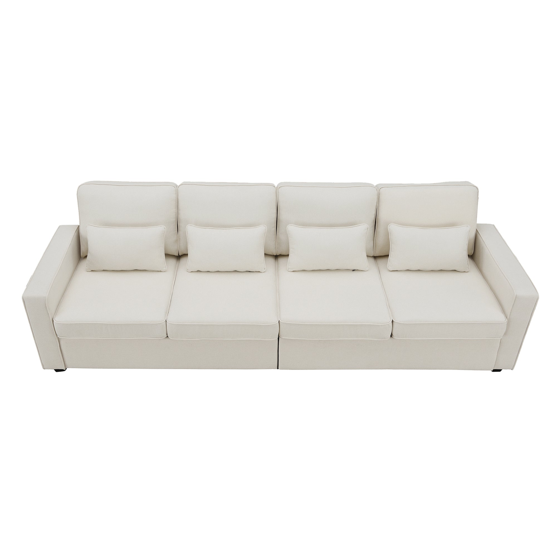 Upgrade Your Living Space with the 104" Modern Linen Fabric Sofa Sensual Secret Boutique