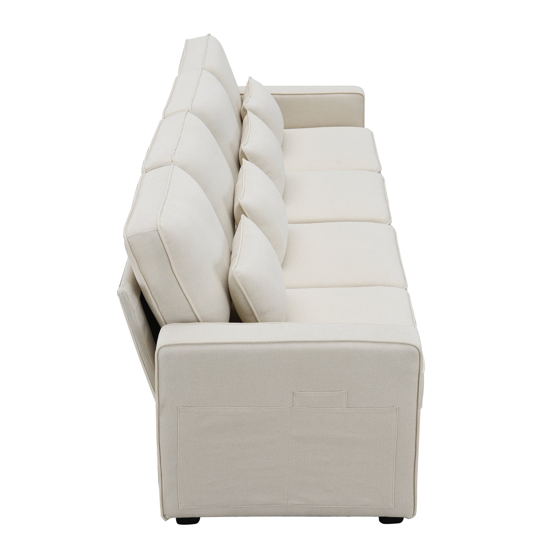 Upgrade Your Living Space with the 104" Modern Linen Fabric Sofa Sensual Secret Boutique