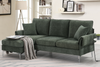 Modern Chenille L-Shaped Convertible Sectional Sofa with Reversible Chaise Lounge Sensual Secret Boutique