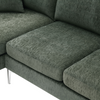 Modern Chenille L-Shaped Convertible Sectional Sofa with Reversible Chaise Lounge Sensual Secret Boutique