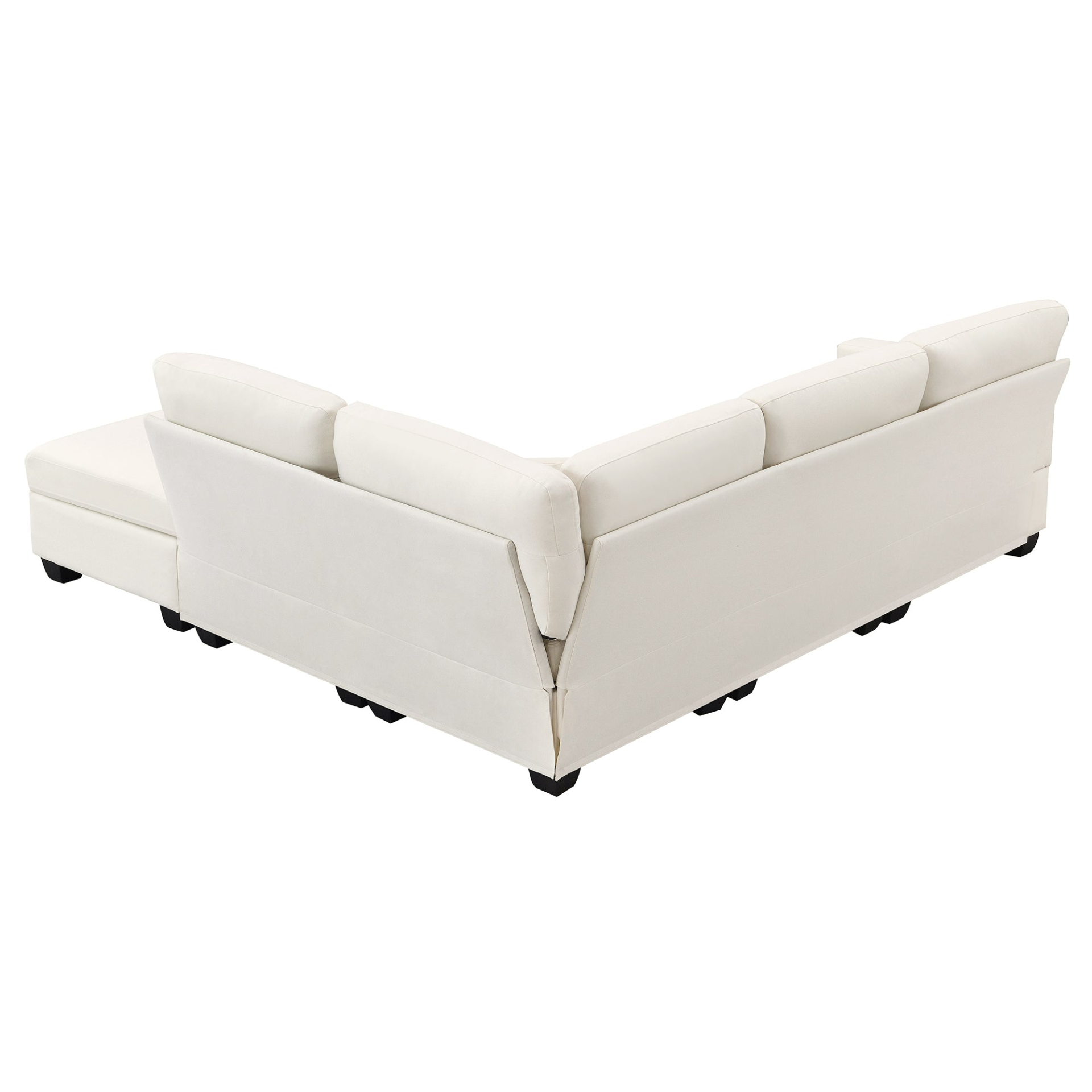 89.8*60.2" Modern Sectional Sofa, 5-Seat Modular Couch Set with Convertible Ottoman Sensual Secret Boutique