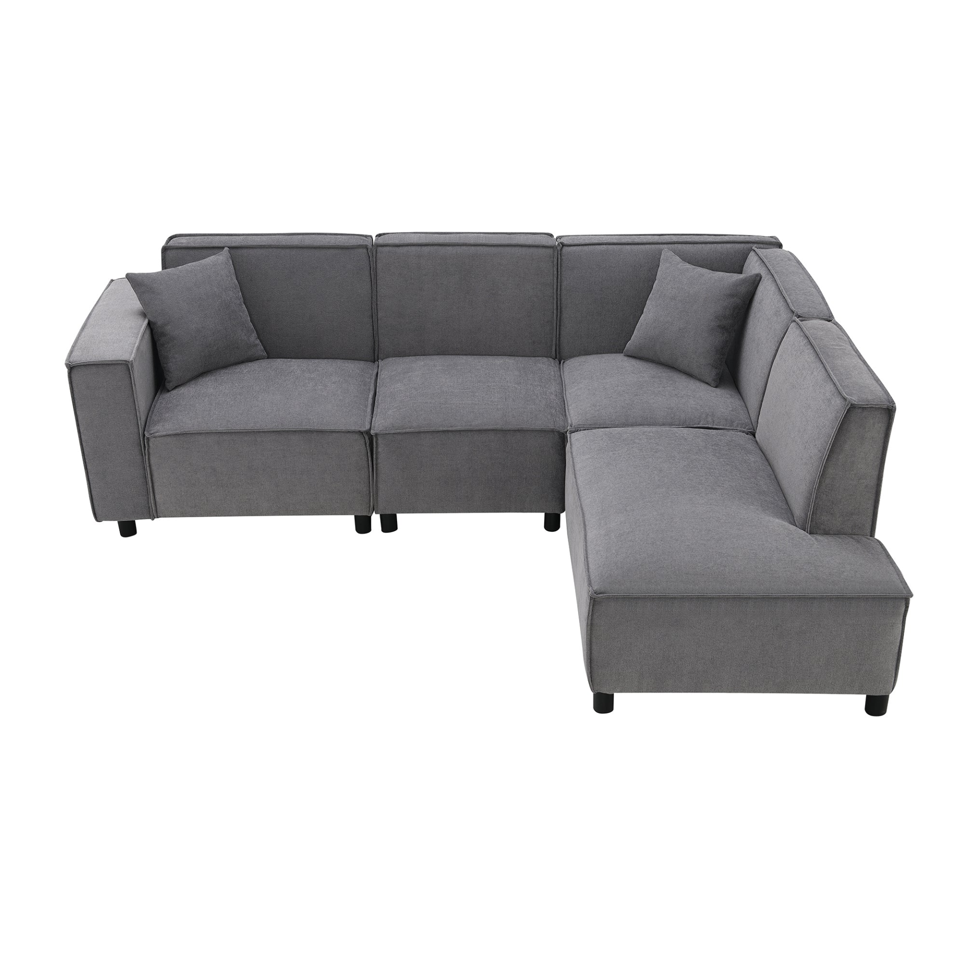 97*74" Modern Minimalist Style Sectional Sofa | L-Shaped Couch Set Sensual Secret Boutique