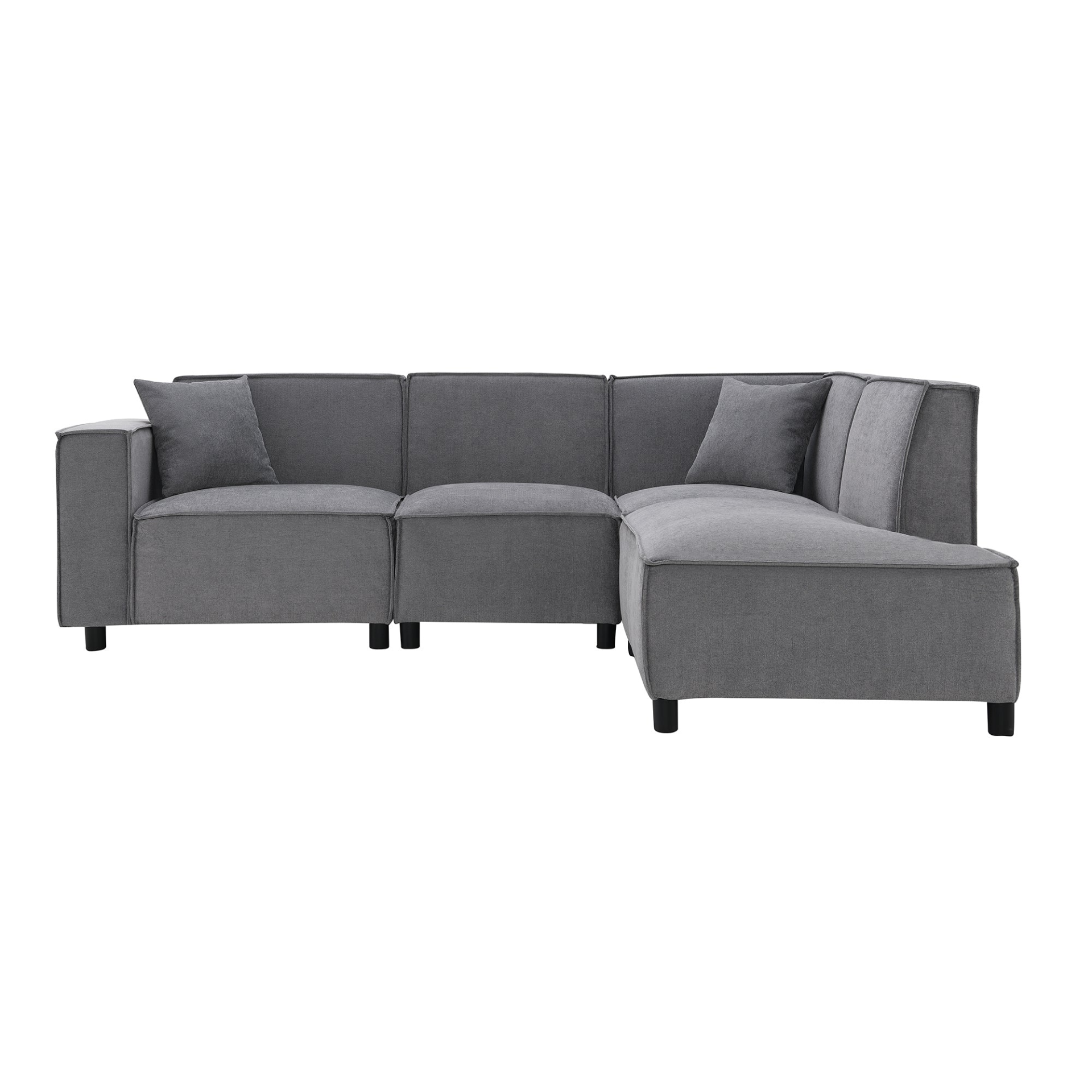 97*74" Modern Minimalist Style Sectional Sofa | L-Shaped Couch Set Sensual Secret Boutique