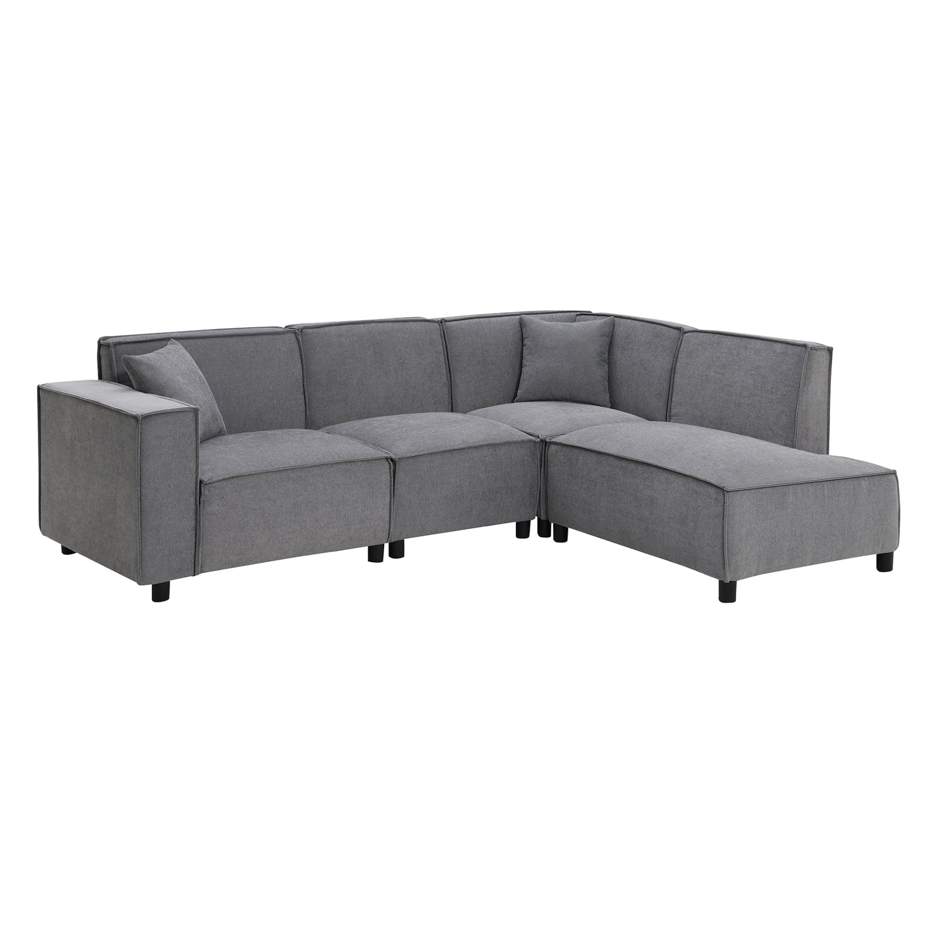 97*74" Modern Minimalist Style Sectional Sofa | L-Shaped Couch Set Sensual Secret Boutique