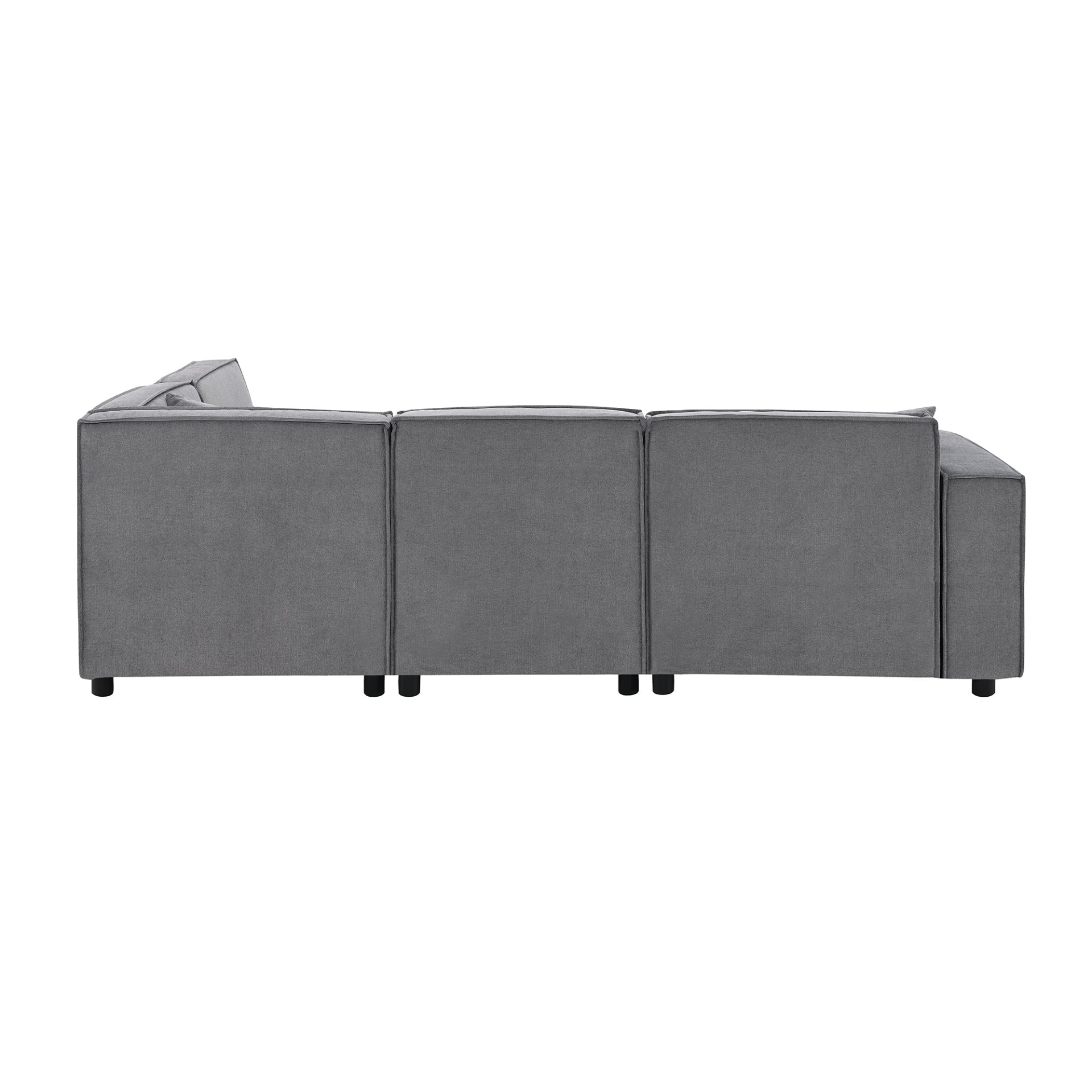 97*74" Modern Minimalist Style Sectional Sofa | L-Shaped Couch Set Sensual Secret Boutique