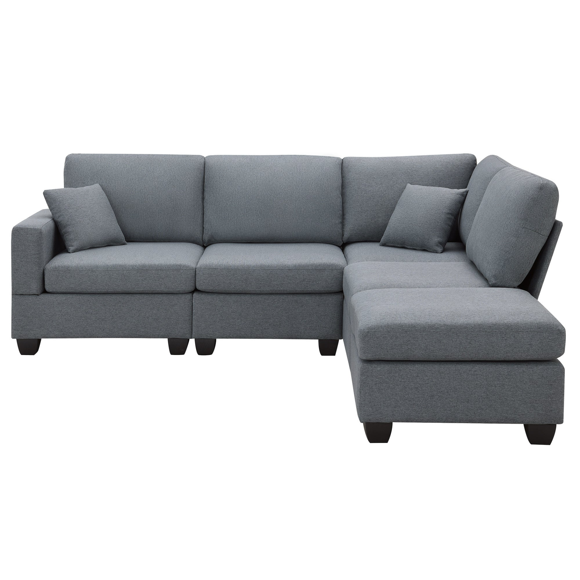 89.8*60.2" Modern Sectional Sofa - 5-Seat Modular Couch Set with Convertible Ottoman | Sleek Design, Comfortable & Versatile Sensual Secret Boutique