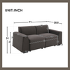 Modern Linen Fabric Sofa - Stylish, Minimalist 2-3 Seat Couch Sensual Secret Boutique