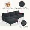 Modern L-shaped Sectional Sofa - 103.5*59