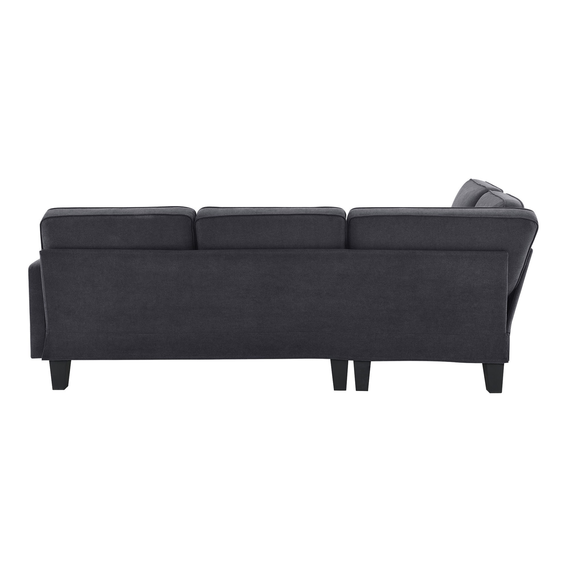 90*88" Terrycloth Modern Sectional Sofa - 5-Seat Practical Couch Set with Chaise Lounge Sensual Secret Boutique