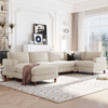 Modular Sectional Sofa with Ottoman - L Shaped Corner Sectional for Living Room, Office | Spacious Space Sensual Secret Boutique