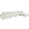 Upholstered Oversize Modular Sofa with Removable Ottoman - Comfortable and Stylish Furniture Sensual Secret Boutique