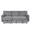 Upholstery Sleeper Sectional Sofa with Storage Bags and Cup Holders Sensual Secret Boutique