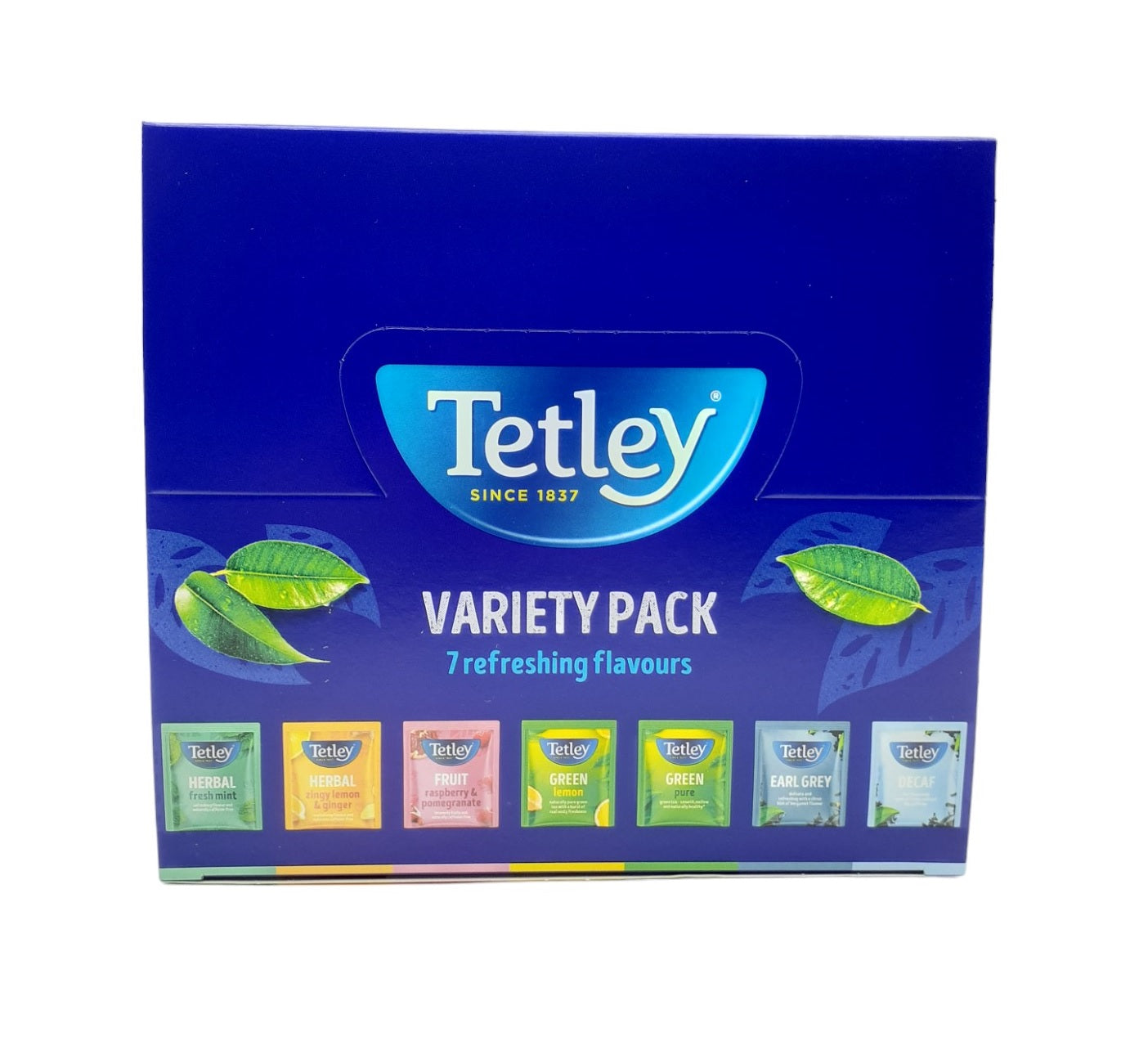 90x Tetley Specialty Variety Pack String & Tag Tea Envelopes in Display Box Gift Sensual Secret Boutique