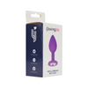 Loving Joy Jewelled Silicone Butt Plug Purple -Small Sensual Secret Boutique