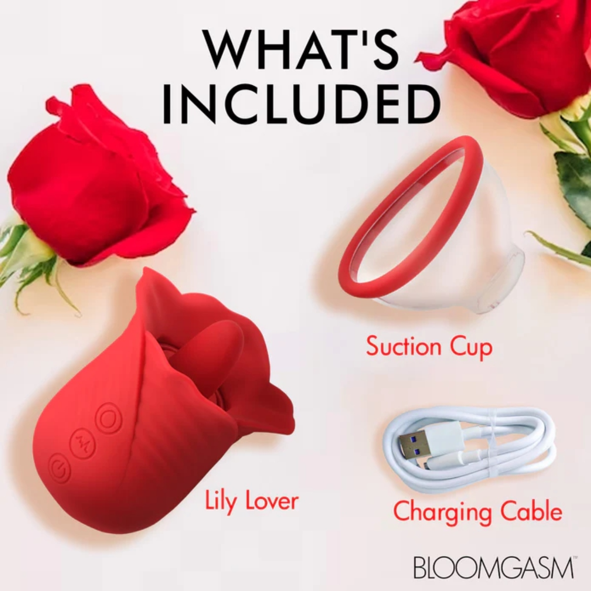 Bloomgasm Lily Lover Sucking &amp; Vibrating Clitoral Stimulator Sensual Secret Boutique