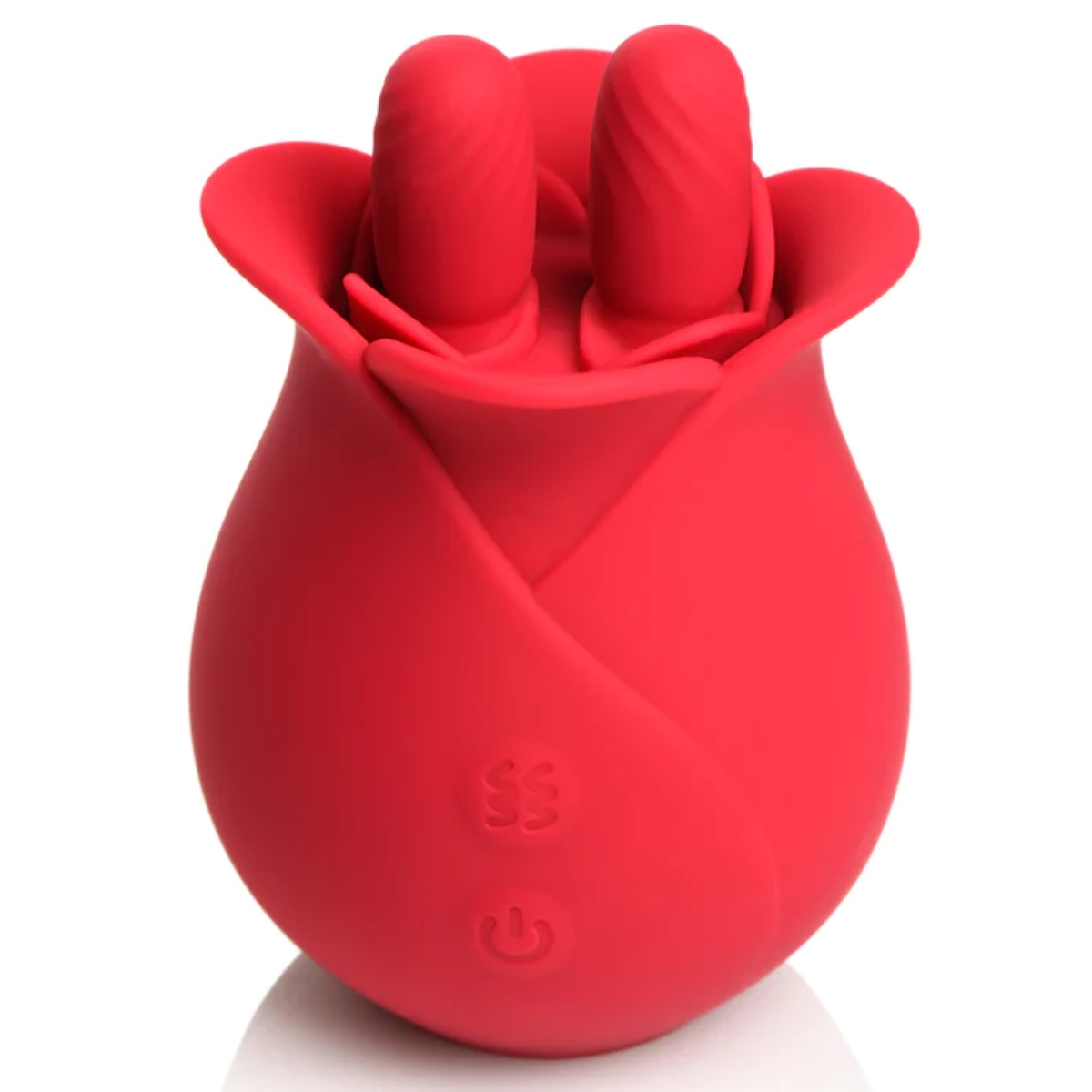 Bloomgasm The Rose Fondle 10X Massaging Rose Silicone Clit Stimulator Sensual Secret Boutique