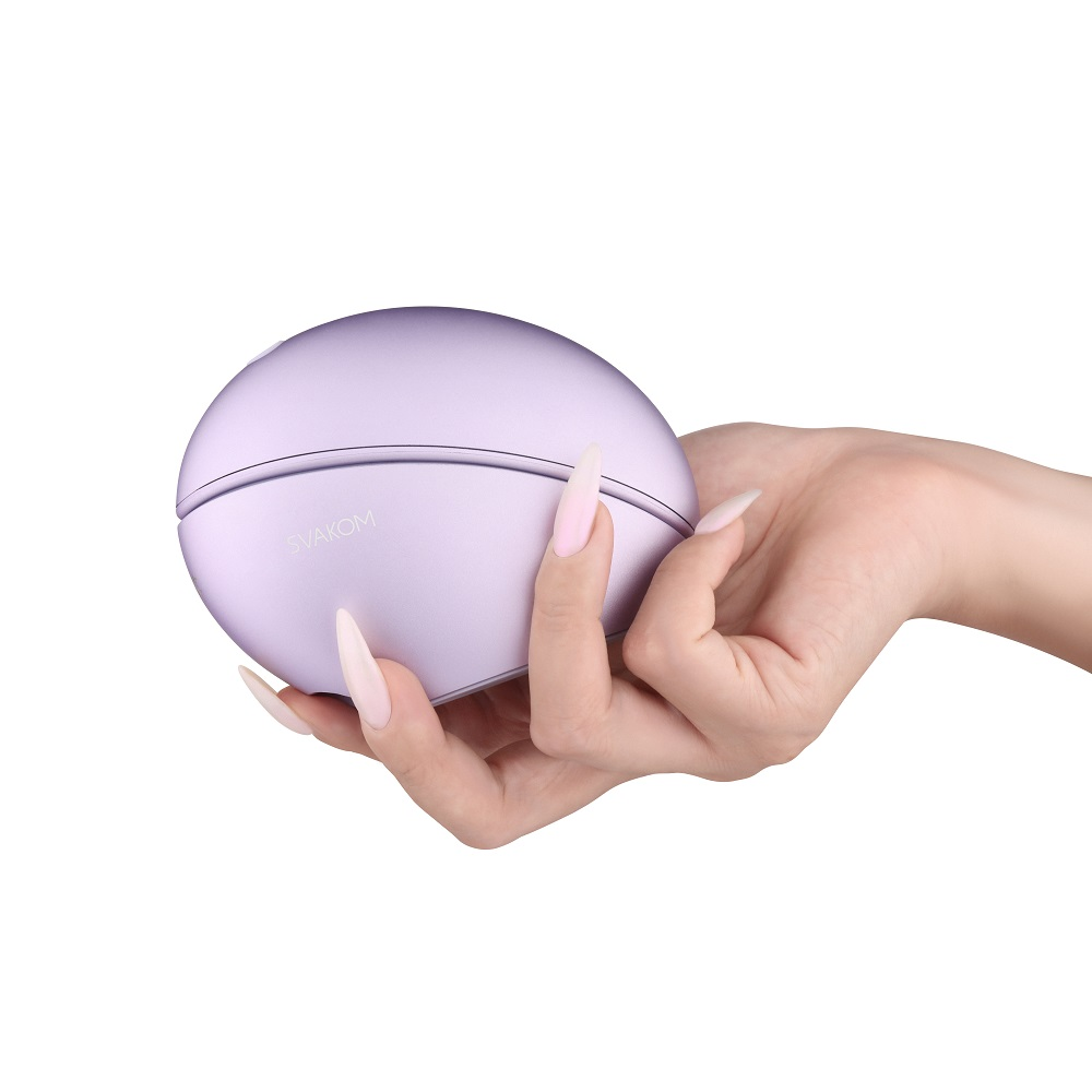 Svakom Galaxie Suction Vibrator with Mood Projector Metallic Lilac Sensual Secret Boutique