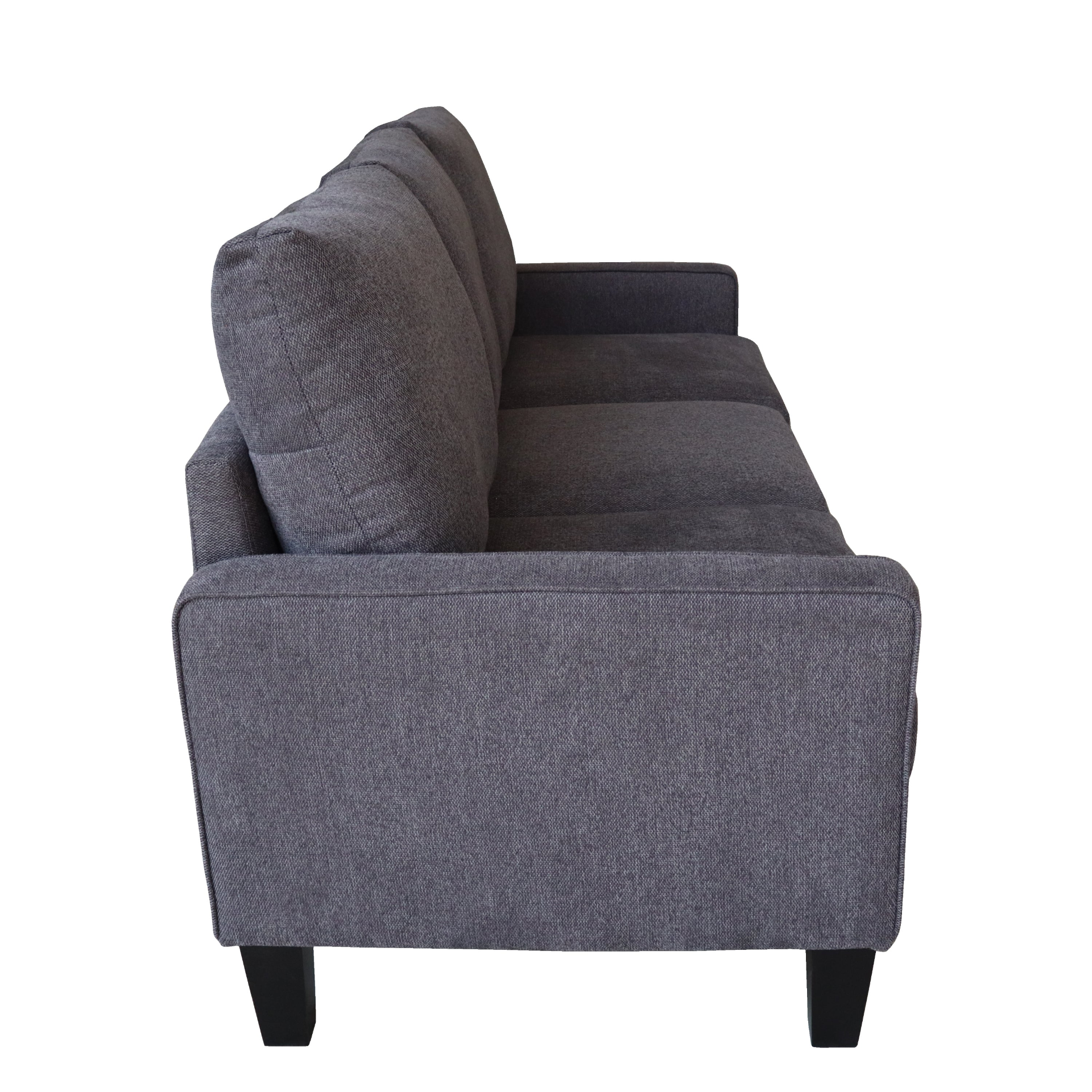 Upgrade Your Living Room with the Modern Living Room Furniture Sofa in Dark Grey Fabric Sensual Secret Boutique