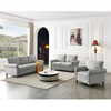 Linen Fabric Upholstery with Storage Sofa 1+2+3 Sectional (Grey) - Sturdy, Comfortable, and Stylish Sensual Secret Boutique