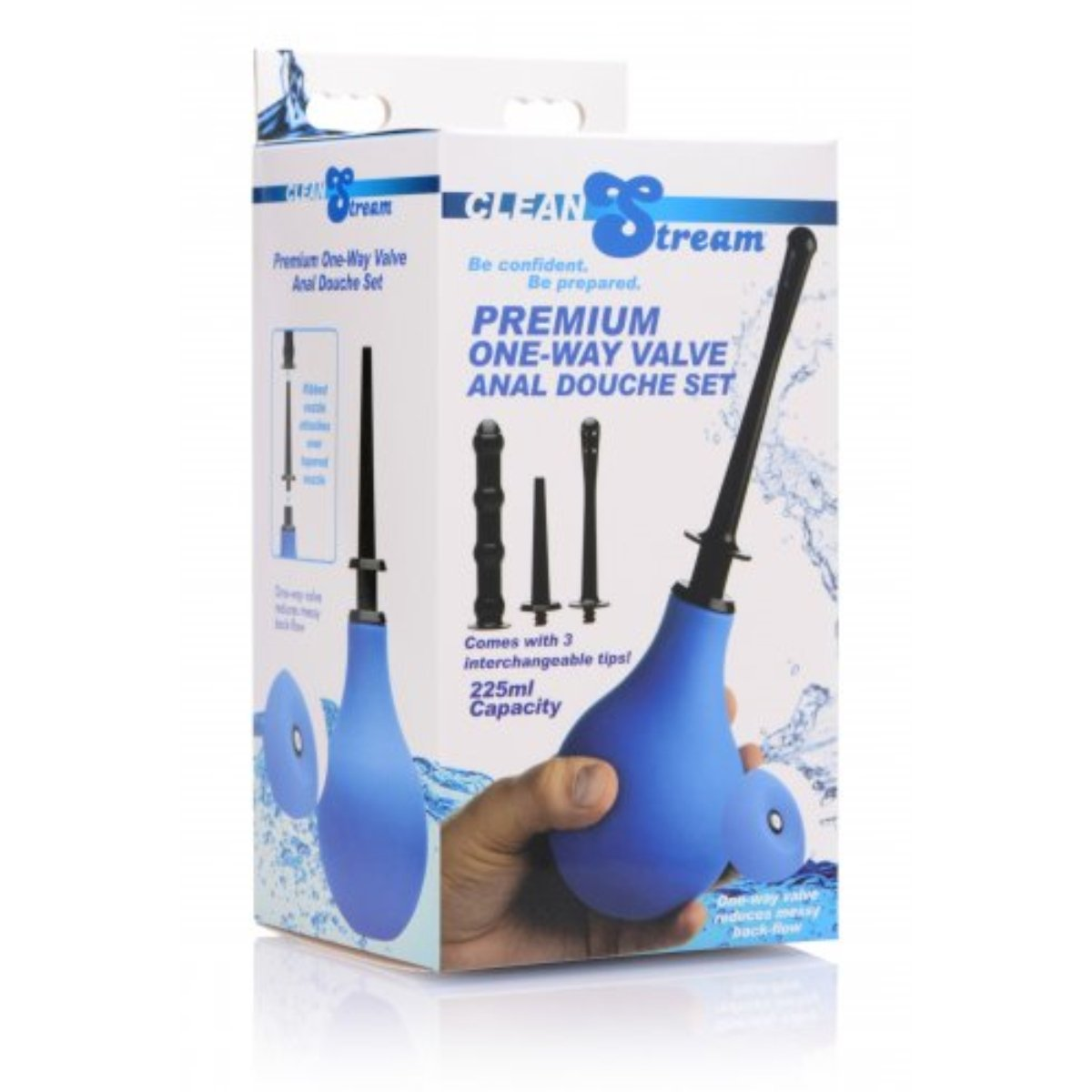 CleanStream Premium One-way Valve Anal Douche Set Sensual Secret Boutique