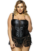 Shop the Faux Leather Lace Corset - High-Quality and Seductive Sensual Secret Boutique