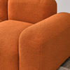 L-Shape Modular Sectional Sofa, DIY Combination, Teddy Fabric, Orange - Shop Now! Sensual Secret Boutique