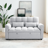 Loveseats Sofa Bed with Pull-out Bed, Adjustable Back - Light Grey | Comfortable and Versatile Furniture Sensual Secret Boutique