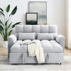 Loveseats Sofa Bed with Pull-out Bed, Adjustable Back - Light Grey | Comfortable and Versatile Furniture Sensual Secret Boutique