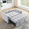 Loveseats Sofa Bed with Pull-out Bed, Adjustable Back - Light Grey | Comfortable and Versatile Furniture Sensual Secret Boutique