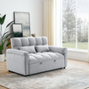 Loveseats Sofa Bed with Pull-out Bed, Adjustable Back - Light Grey | Comfortable and Versatile Furniture Sensual Secret Boutique