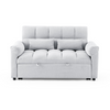 Loveseats Sofa Bed with Pull-out Bed, Adjustable Back - Light Grey | Comfortable and Versatile Furniture Sensual Secret Boutique