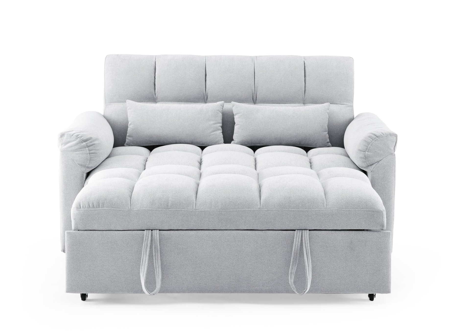 Loveseats Sofa Bed with Pull-out Bed, Adjustable Back - Light Grey | Comfortable and Versatile Furniture Sensual Secret Boutique