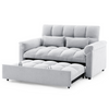 Loveseats Sofa Bed with Pull-out Bed, Adjustable Back - Light Grey | Comfortable and Versatile Furniture Sensual Secret Boutique