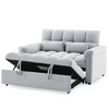 Loveseats Sofa Bed with Pull-out Bed, Adjustable Back - Light Grey | Comfortable and Versatile Furniture Sensual Secret Boutique