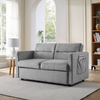 Loveseats Sofa Bed with Pull-out Bed, Adjustable Back and Two Arm Pocket - Comfortable and Versatile Furniture Sensual Secret Boutique