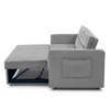 Loveseats Sofa Bed with Pull-out Bed, Adjustable Back and Two Arm Pocket - Comfortable and Versatile Furniture Sensual Secret Boutique