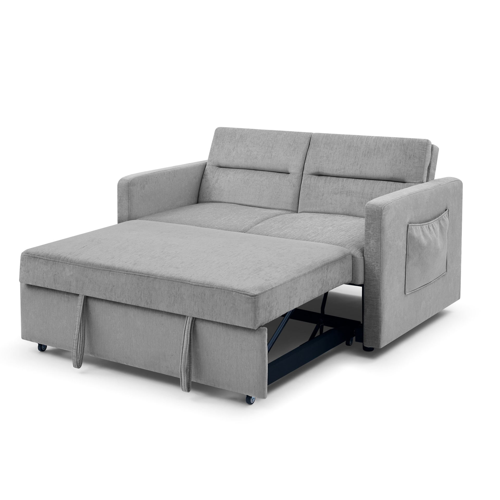 Loveseats Sofa Bed with Pull-out Bed, Adjustable Back and Two Arm Pocket - Comfortable and Versatile Furniture Sensual Secret Boutique