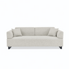 Linen Fabric 3 Seat Sofa with End Tables and Pillows - Modern Style Upholstered Couch for Living Room Sensual Secret Boutique