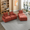 L-Shape Modular Sectional Sofa, DIY Combination, Chenille - Comfortable and Versatile Sensual Secret Boutique