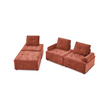 L-Shape Modular Sectional Sofa, DIY Combination, Chenille - Comfortable and Versatile Sensual Secret Boutique