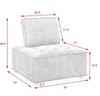 L-Shape Modular Sectional Sofa, DIY Combination, Chenille - Comfortable and Versatile Sensual Secret Boutique