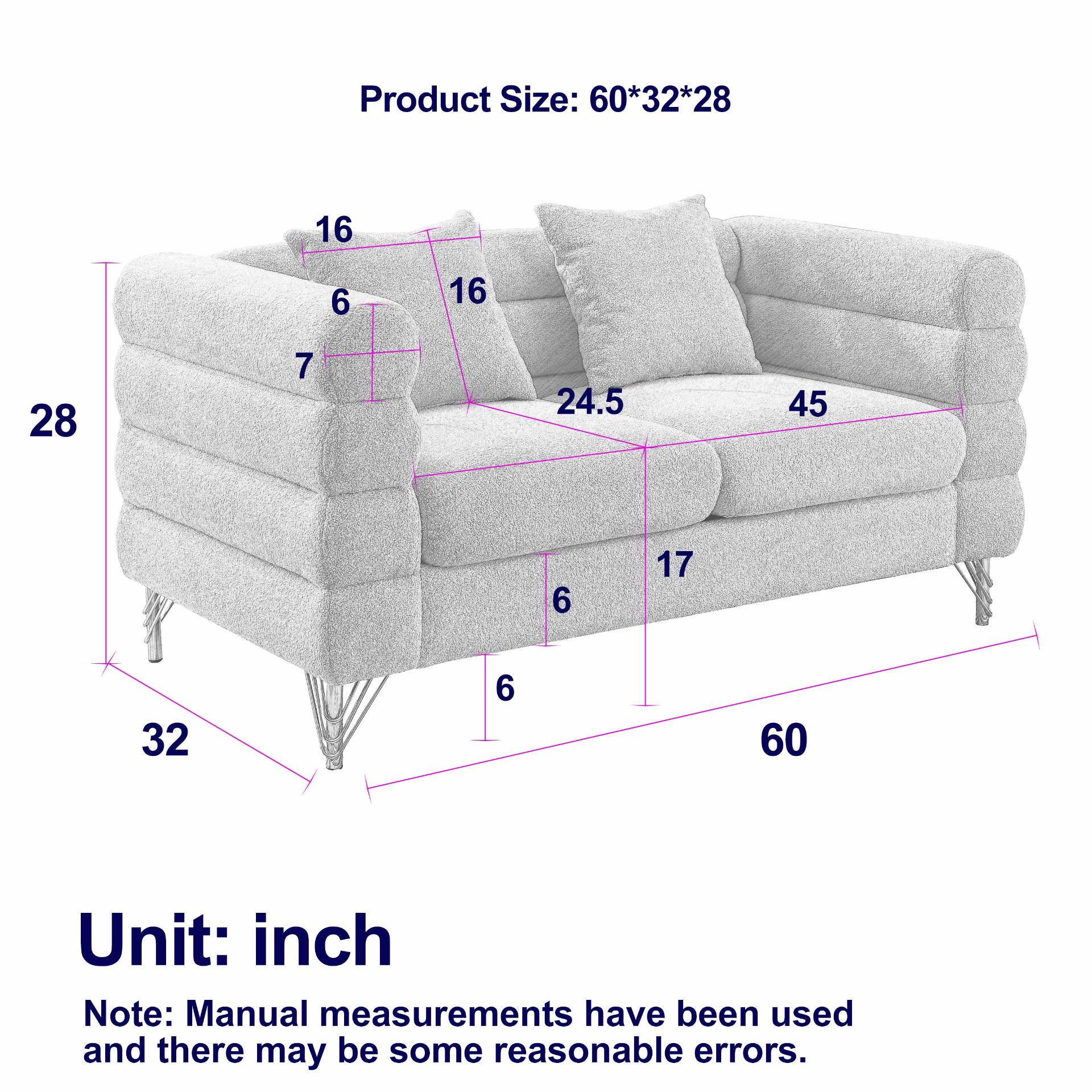 3-Seater + 2-Seater Combination Sofa - Green Teddy | Streamline Modern Design Sensual Secret Boutique