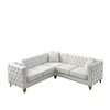 82.2-Inch Velvet Corner Sofa Covers, L-Shaped Sectional Couch, 5-Seater Corner Sofas with 3 Cushions Sensual Secret Boutique