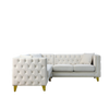 82.2-Inch Velvet Corner Sofa Covers, L-Shaped Sectional Couch, 5-Seater Corner Sofas with 3 Cushions Sensual Secret Boutique