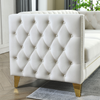 {Contact us for 3D modeling} Velvet Sofa for Living Room, Beige Velvet-2S Sensual Secret Boutique