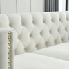 {Contact us for 3D modeling} Velvet Sofa for Living Room, Beige Velvet-2S Sensual Secret Boutique