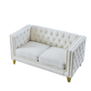 {Contact us for 3D modeling} Velvet Sofa for Living Room, Beige Velvet-2S Sensual Secret Boutique