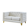 {Contact us for 3D modeling} Velvet Sofa for Living Room, Beige Velvet-2S Sensual Secret Boutique