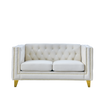 {Contact us for 3D modeling} Velvet Sofa for Living Room, Beige Velvet-2S Sensual Secret Boutique