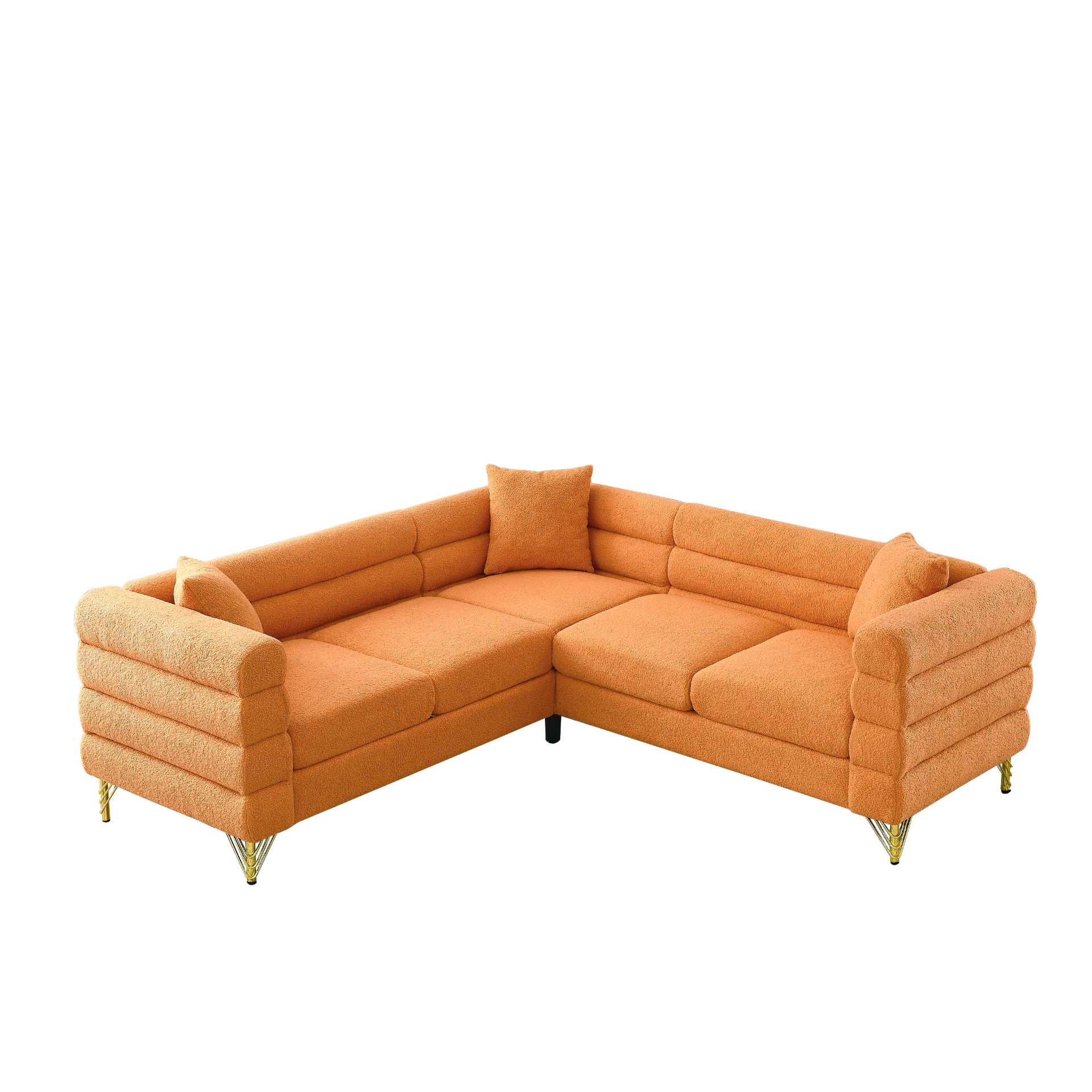 81.5-Inch Oversized Corner Sofa Covers, L-Shaped Sectional Couch, 5-Seater Corner Sofas with 3 Cushions Sensual Secret Boutique